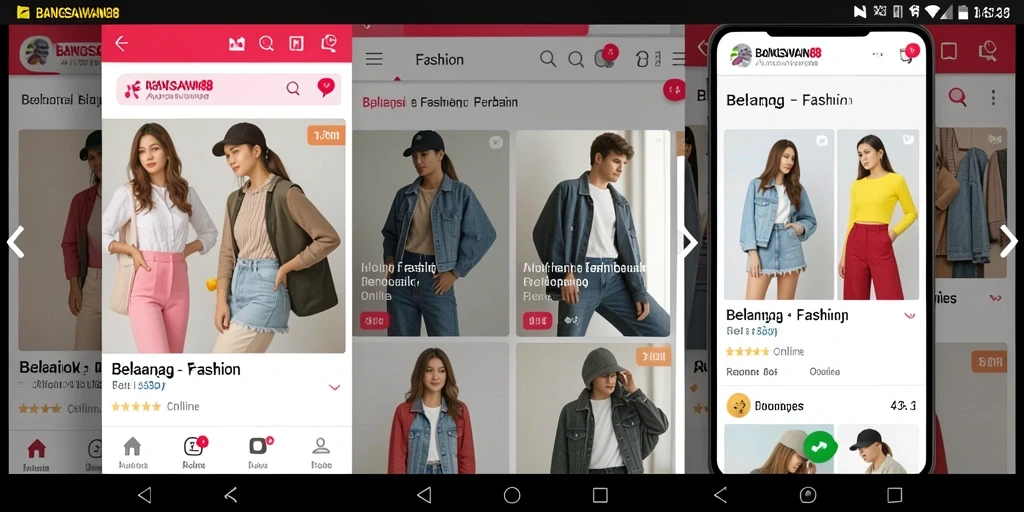Antarmuka BANGSAWAN88 menampilkan berbagai pilihan fashion yang menarik.